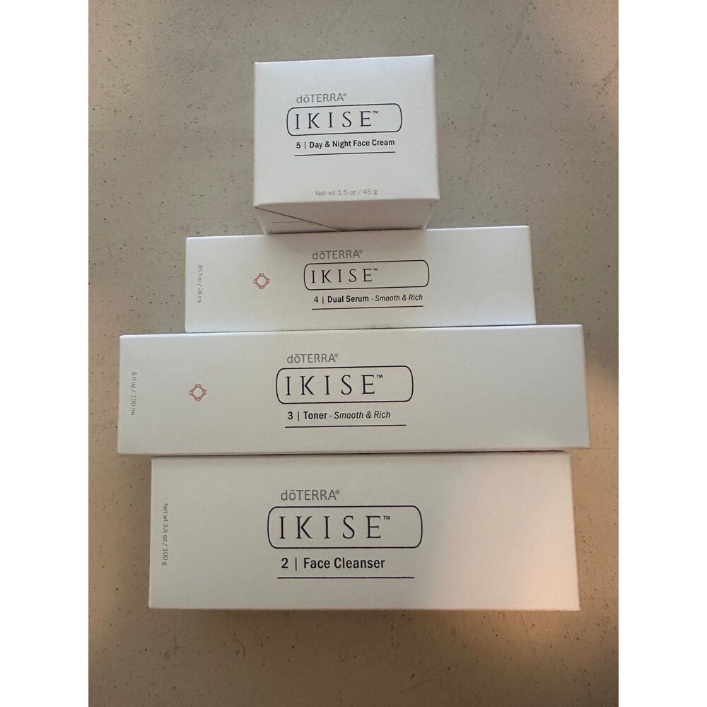 doTERRA IKISE 4-Step Skin Ritual Set NEW 2026 — Cleanser Toner Serum Cream